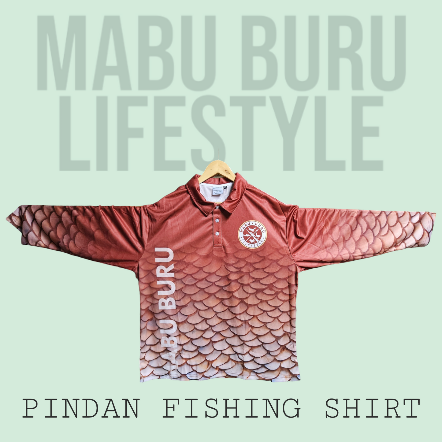 Unisex Polo Fishing shirt - Pindan Color